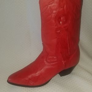 Red Cowgirl boots
